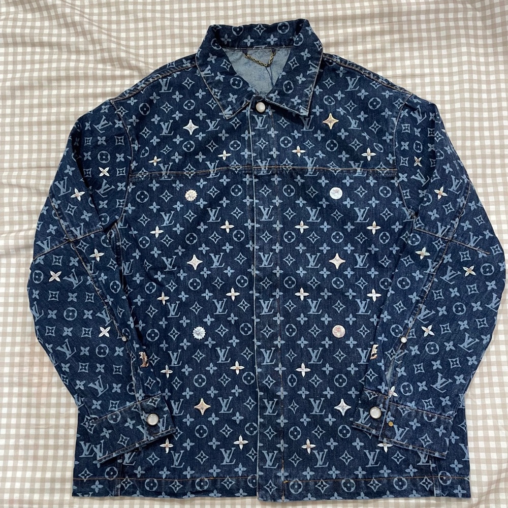 Louis Vuitton Navy Monogram Denim Jacket